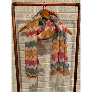 Aztec Pattern Multicolor Scarf